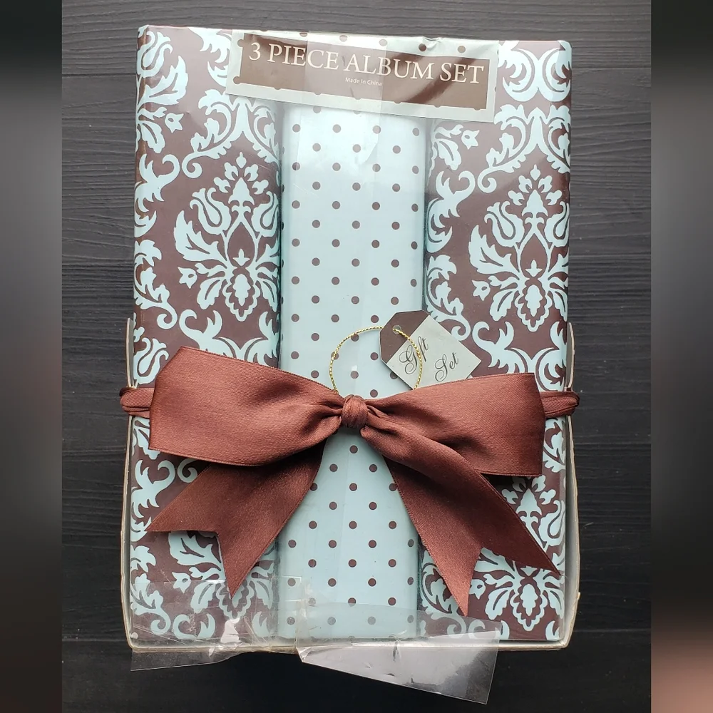 NEW 3 Photo Album Giftset